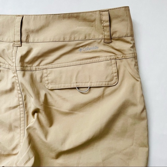 Columbia Omni-Shield Capri Shorts Tan 8 - Picture 8 of 12